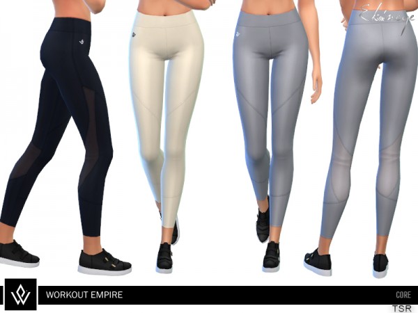  The Sims Resource: Workout Empire Core Tech Tights by ekinege