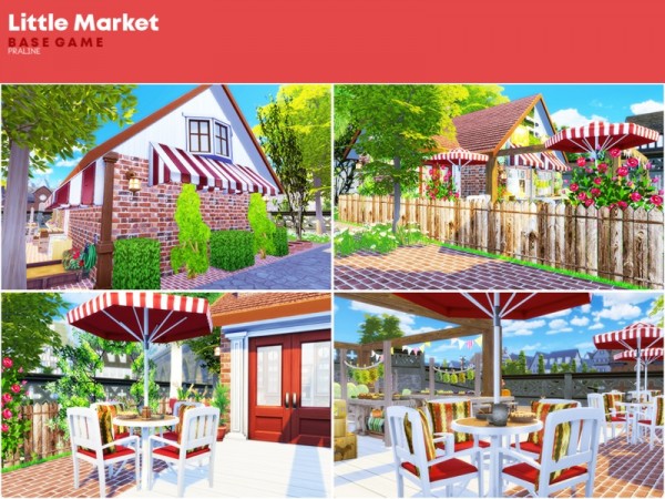  The Sims Resource: Little Market by Pralinesims
