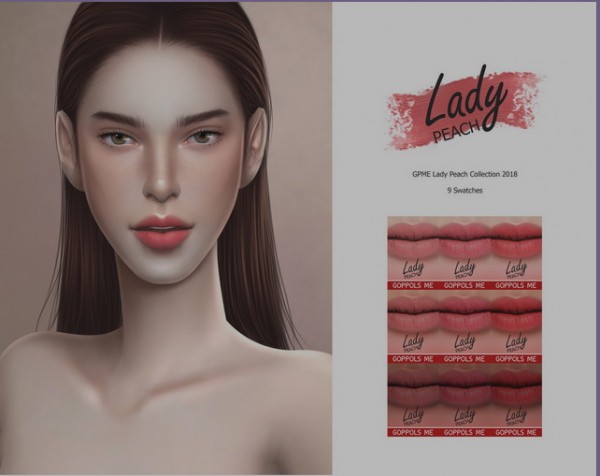  GOPPOLS Me: Lady Peach lips Collection 2018