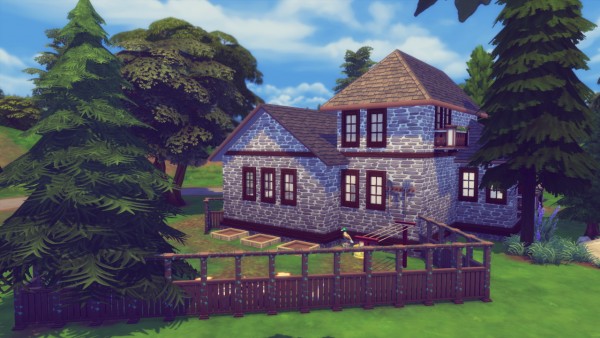 Simming With Mary: Pine wood cottage