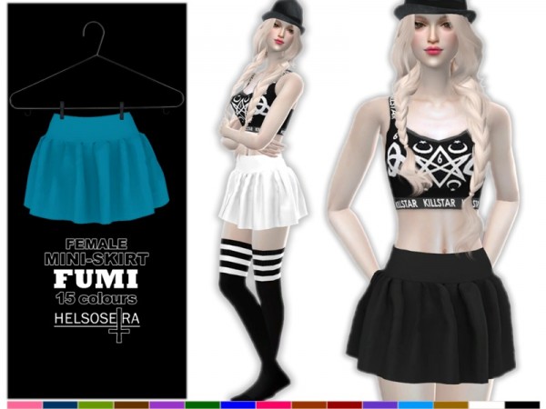 The Sims Resource: FUMI   Mini Skirt by Helsoseira