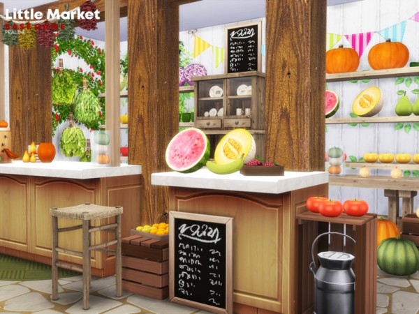  The Sims Resource: Little Market by Pralinesims