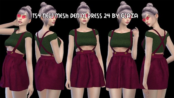  All by Glaza: Denim dress 24