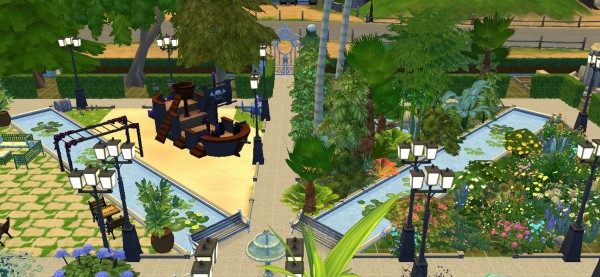 Mod The Sims: A new geometric park by valbreizh