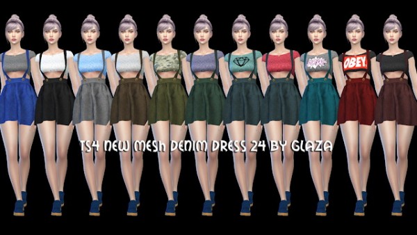  All by Glaza: Denim dress 24