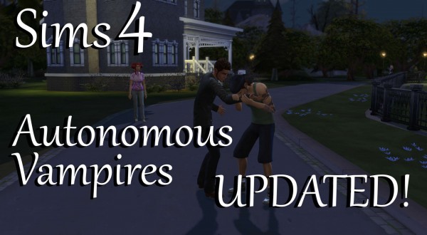  Mod The Sims: Autonomous Vampires updated! by PolarBearSims
