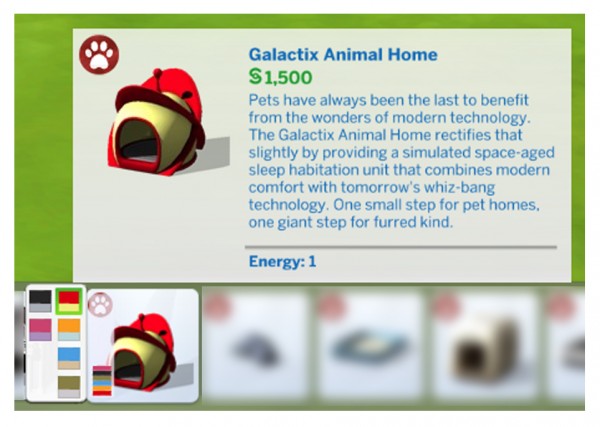  Mod The Sims: Galactix Animal Home by Menaceman44