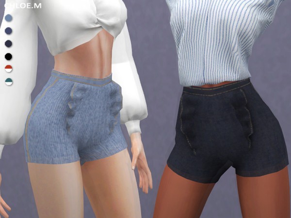  The Sims Resource: Shorts with falbala by ChloeMMM