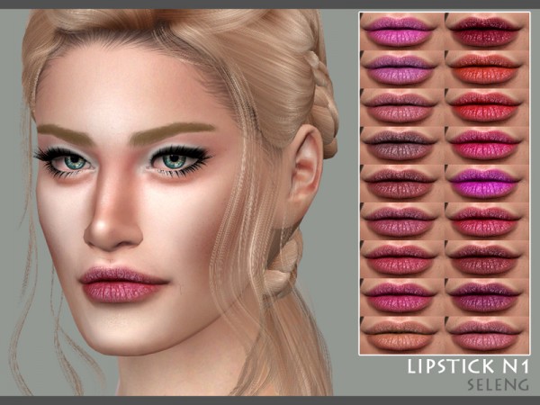  The Sims Resource: Lipstick N1 by Seleng