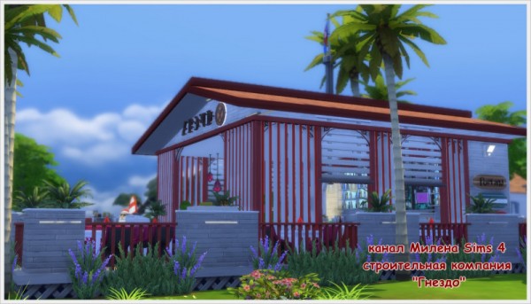  Sims 3 by Mulena: Restaurant PAZLE
