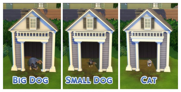  Mod The Sims: The Twinbrook Tandem Pet House by Menaceman44