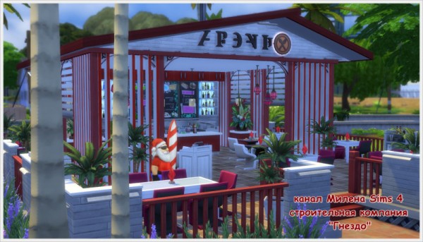  Sims 3 by Mulena: Restaurant PAZLE
