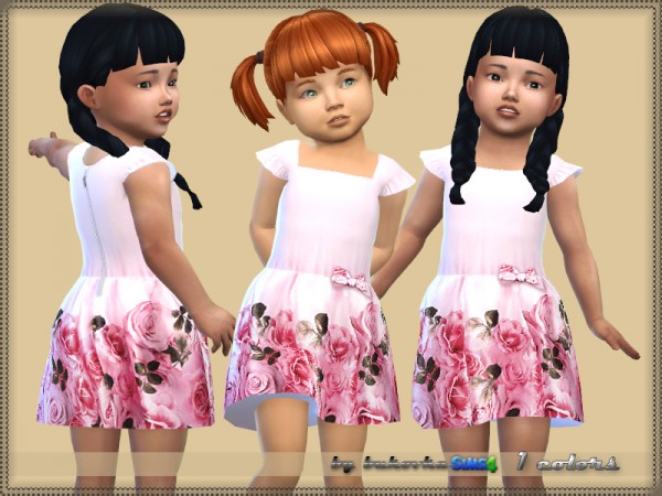  The Sims Resource: Dress Roses by bukovka
