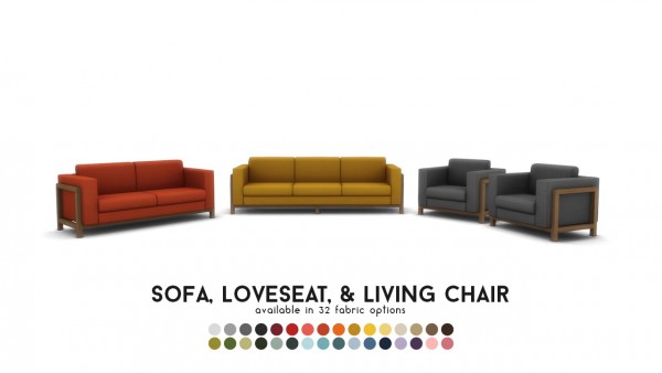  Simsational designs: Vara Lounge   Exposed Frame Seating