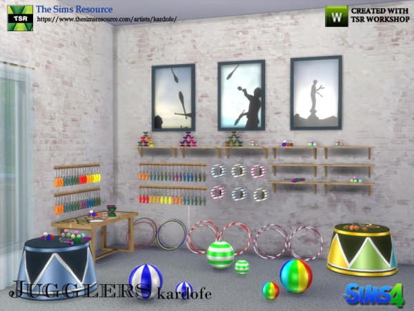  The Sims Resource: Jugglers by kardofe