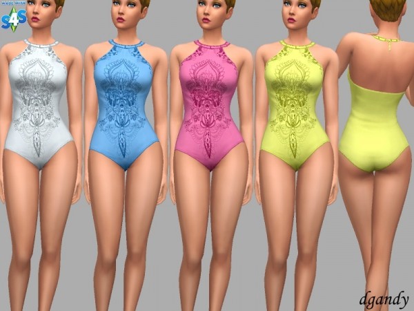  The Sims Resource: Swimsuit   Karen by dgandy