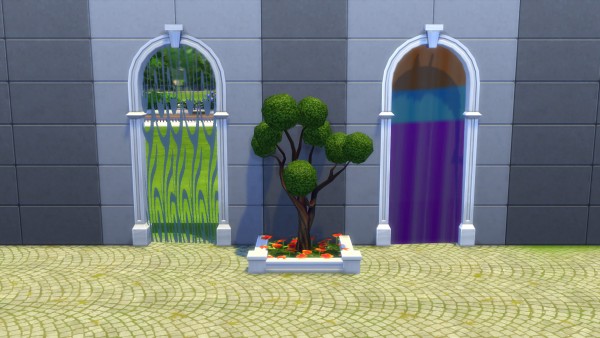  Mod The Sims: Animated Breezy Curtains for Arches and Open Windows by Snowhaze