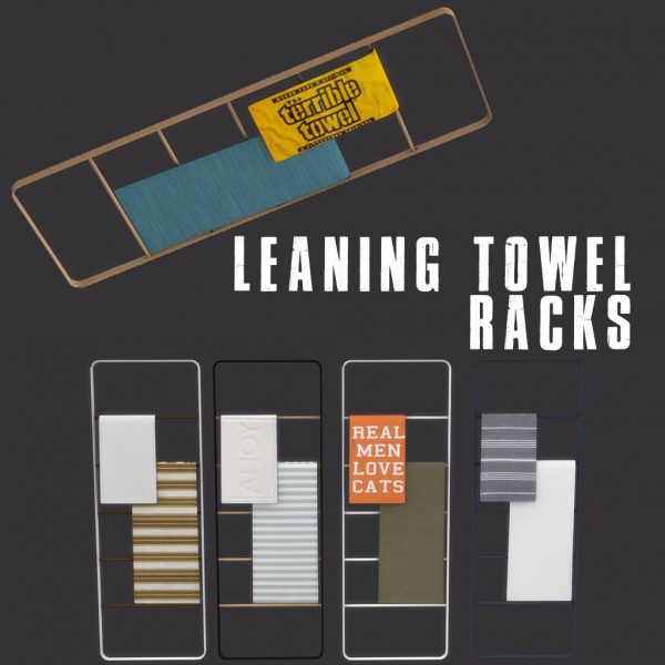  Leo 4 Sims: Leaning towels