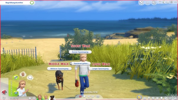MSQ Sims: Children Can Walk With Dogs mod