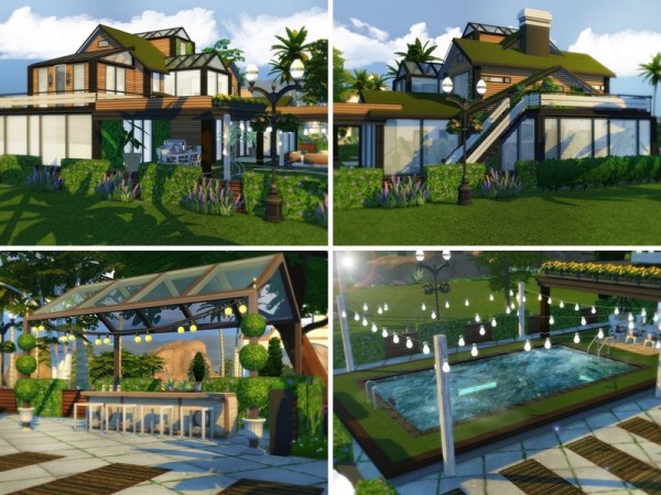  The Sims Resource: Oasis Eco House by MychQQQ