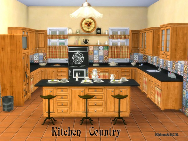  The Sims Resource: Kitchen Country by ShinoKCR