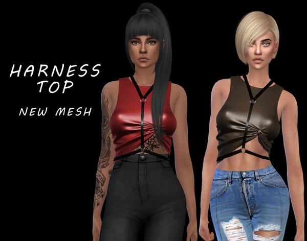  Leo 4 Sims: Harness top recolored