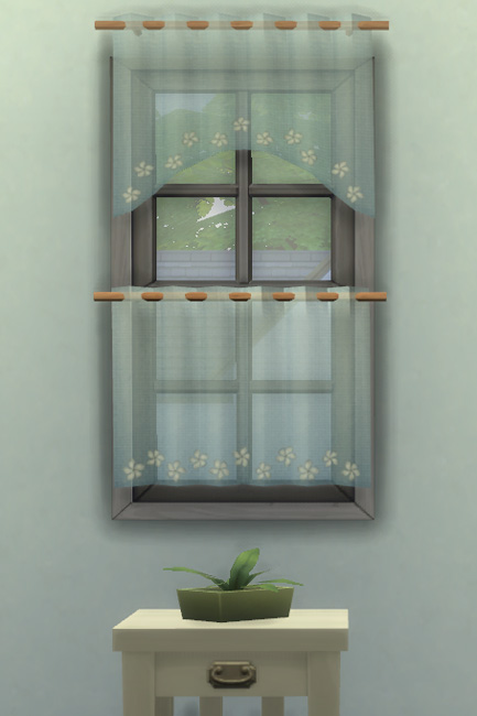  Blackys Sims 4 Zoo: Bistro curtains 1 by