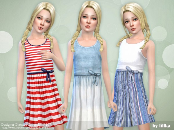  The Sims Resource: Designer Dresses Collection P107 by lillka