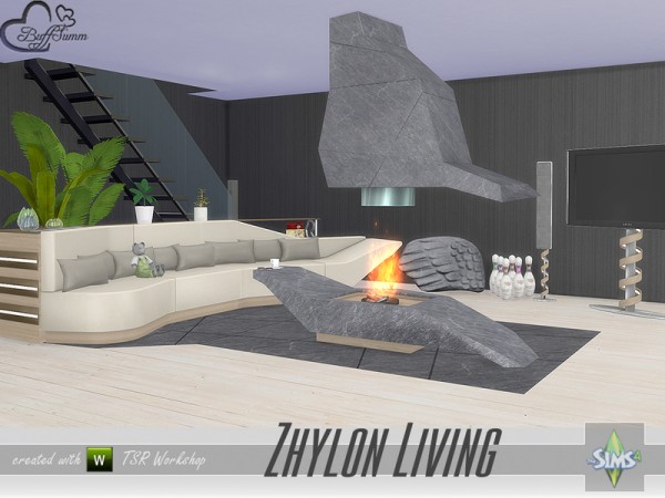  The Sims Resource: Zhylon Livingroom by BuffSumm