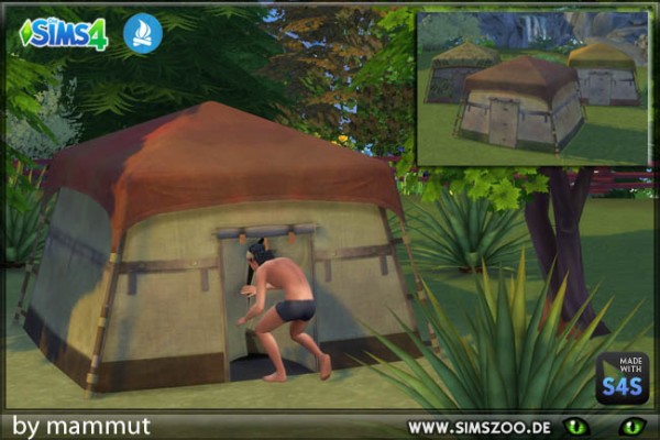  Blackys Sims 4 Zoo: Family tent by mammut