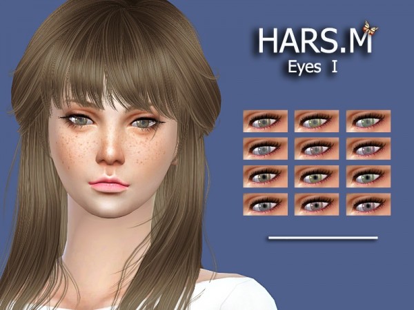  The Sims Resource: HARS.M Eyes I by Mew Crocus