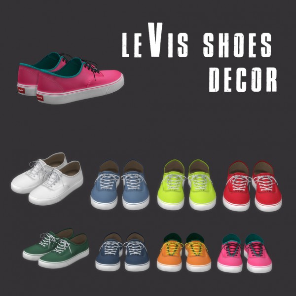  Leo 4 Sims: Decor shoes