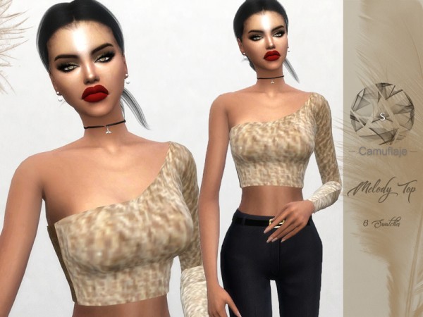  The Sims Resource: Melody Top by Camuflaje
