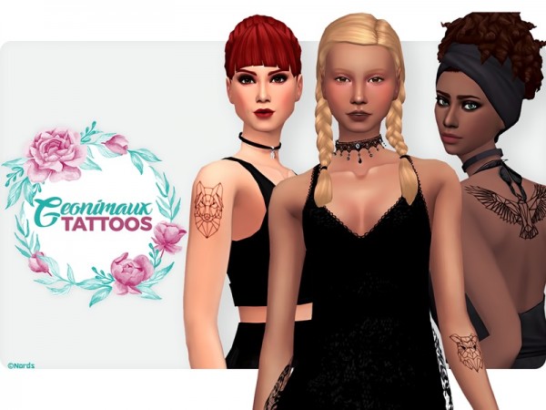  The Sims Resource: Geonimaux Tattoos by Nords