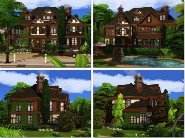  The Sims Resource: British Tudor Home by MychQQQ
