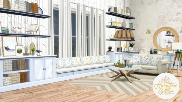  Simsational designs: Hamptons Builtin   Intergrated Furniture