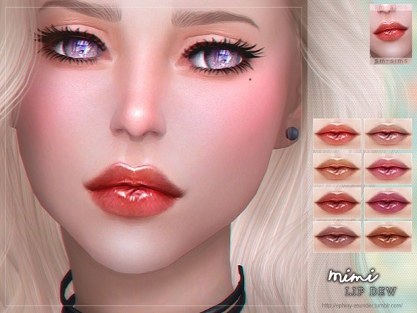  The Sims Resource: Mimi   Lip Dew by Screaming Mustard