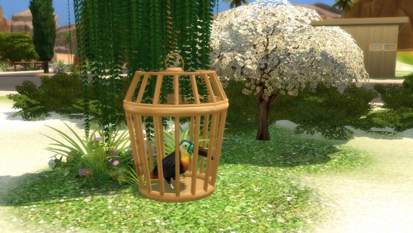  Mod The Sims: Sturdy Birdie Bird Cage by Snowhaze