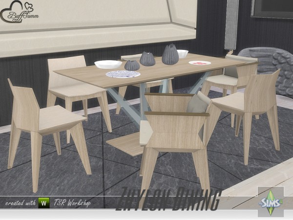  The Sims Resource: Zhylon Dining Recolors by BuffSumm
