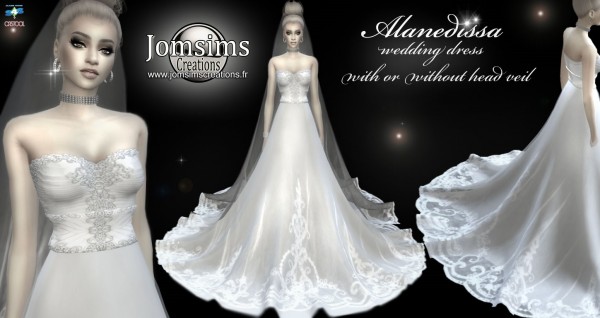  Jom Sims Creations: Alanedissa wedding dress