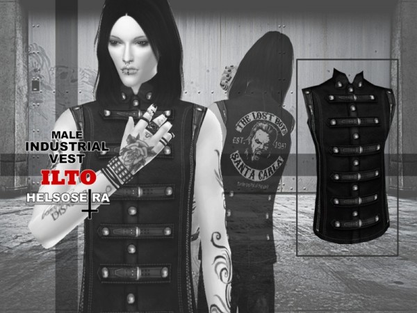  The Sims Resource: ILTO   Industrial Vest by Helsoseira