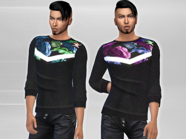  The Sims Resource: Trendy Sweatshirt by Puresim