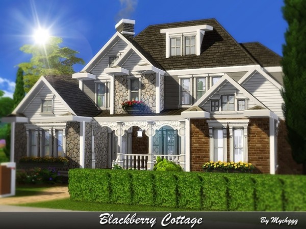  The Sims Resource: Blackberry Cottage by MychQQQ