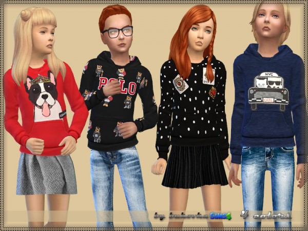  The Sims Resource: Hoodies by bukovka