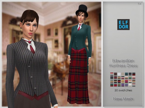  Elfdor: Edwardian Huntress Dress