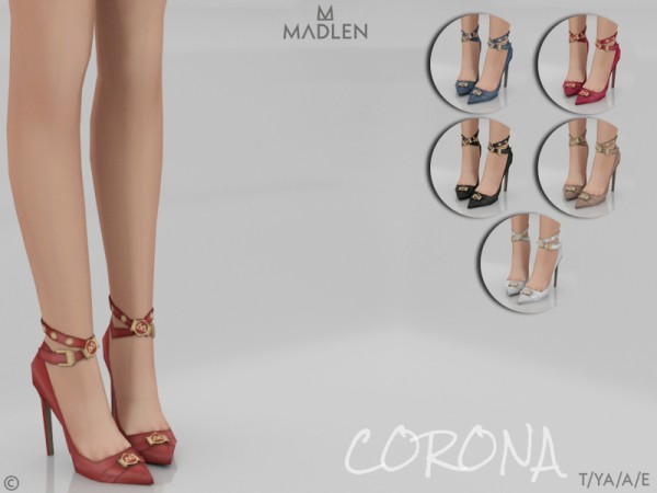  The Sims Resource: Madlen Corona Shoes by MJ95