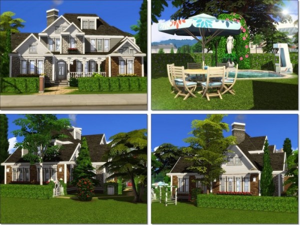  The Sims Resource: Blackberry Cottage by MychQQQ
