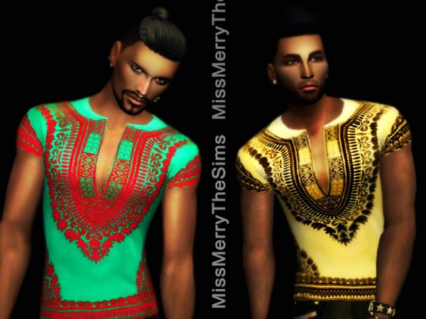  The Sims Resource: Tribal Top by Maria MissMerry