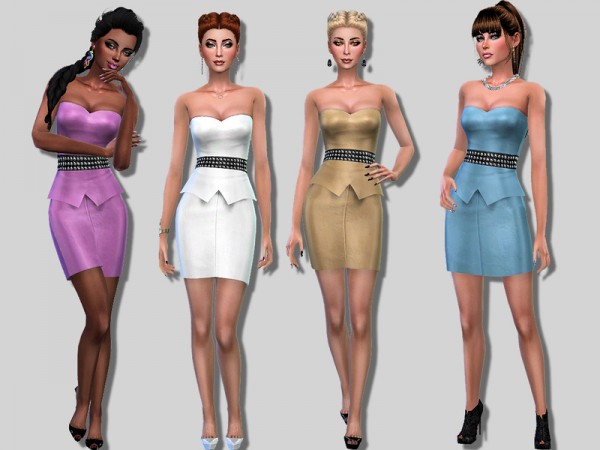  The Sims Resource: Cara dress by Simalicious