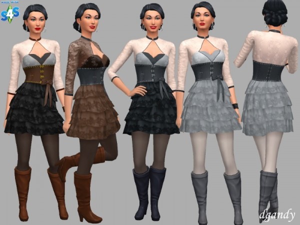  The Sims Resource: Vera   Steampunk by dgandy